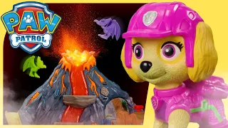 Volcano Eruption Disruption | PAW Patrol | Toy Play for Kids