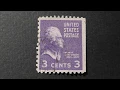 Postage stamp USA U S Postage THOMAS JEFFERSON 1801-1809 Price 3 cents