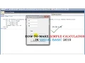 How to make a simple calculator in visual basic vb 2010