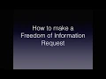 How to make a Freedom of Information Request UK