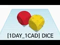 1DAY - 1CAD DICE Tinkercad Know-how Style Education STL Printing Service