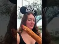 I finally tried the giant mozzarella stick from Blue Ribbon Corn Dogs at Disney s Boardwalk