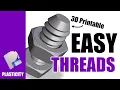 Modeling A Hex Nut And Bolt In Plasticity