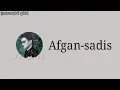 Download Lagu AFGAN-SADIS(LYRICS VIDEO)