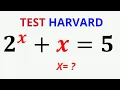 Test d entree a l universite de Harvard