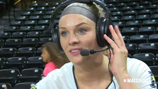 Volleyball Postgame Emily Hiebert vs USF Sept 29 2017