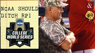 EXPLAIN LIKE I M 5 NCAA Baseball Tournament s reliance on RPI