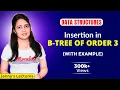Download Lagu 5.24 Insertion in B-tree of Order 3 | B-Tree Example | Data structures and algorithms