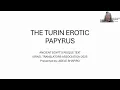 The Turin Erotic Papyrus Adele Shapiro