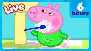 🔴 LIVE: FULL EPISODES George's Adventures! 🐷🦖 Peppa Pig | 12 HOURS OF HD CARTOONS