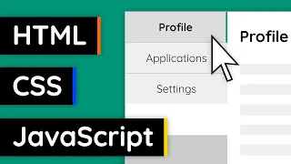 How to Create Switchable Tabs - HTML CSS JavaScript Tutorial