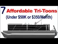 7 Affordable TriToon Pontoons for Sale Under 50K or