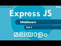 Express js middleware Part 2 node middleware malayalam malayalam tutorials