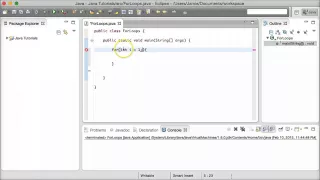 Java Tutorial 8 - For Loops