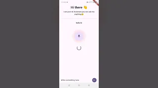 Flutter speech recognition app