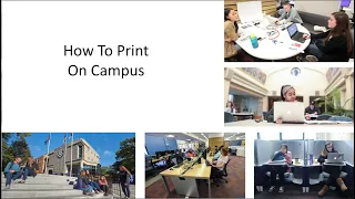 On-Campus Printing at the Weinberg Memorial Library 2024
