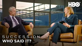 Sarah Snook Alan Ruck Play Who Said It Succession HBO