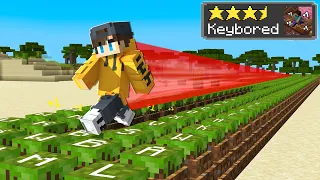 جربت اغرب المودات في ماين كرافت !! ( مود ماب الكيبورد )