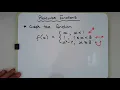 How to graph a piecewise functions using Desmos