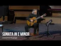 "Sonata in E minor" Domenico Scarlatti,  Segovia edition, performed by Fred Benedetti