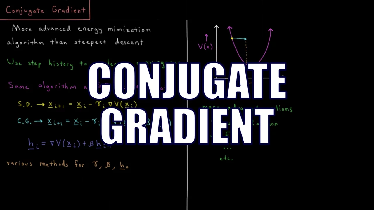 Computational Chemistry 3.4 - Conjugate Gradient