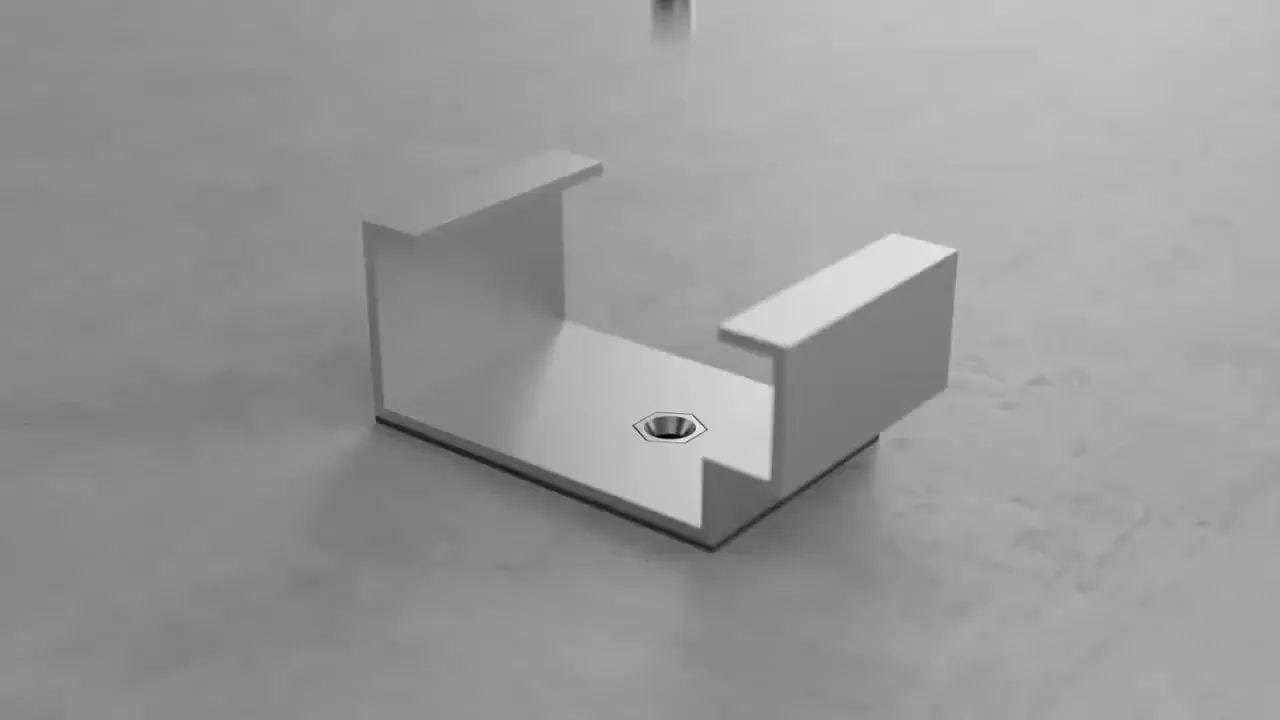 Concrete Anchor System Typography Intro Video example