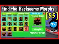 FIND THE BACKROOMS MORPHS How to get ALL 55 BACKROOMS MORPHS Roblox
