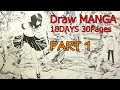 Drawing 30 pages of a serialized comic Part 1 Draw MANGA 30 pages