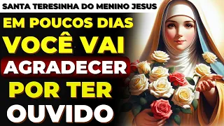 🌹SANTA TERESINHA DO MENINO JESUS  🙏APENAS OUÇA ESSA ORAÇÃO MUITO PODEROSA QUE O MILAGRE VEM LOGO 🙌