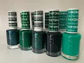 DND DUO GEL - SWATCHING THE NEW GREEN WINTER SHADES