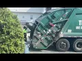 Town of Islip CCC McNeilus Garbage Truck 20 Passing By My Street Picking Up Garbage