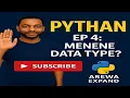 Python Ep 4 Menene Data Type Python programming Da Hausa