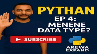 Python Ep 4 Menene Data Type Python programming Da Hausa