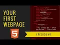 HTML Tutorial 2018 - Ep 1