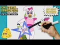 How to Draw GLAMROCK CHICA Five Nights at Freddy s Easy Step-By-Step Drawing Tutorial