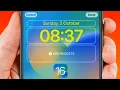 How to Change Time Font on iPhone Lock Screen iOS 16 How to Change Clock Style in iPhone iOS 16