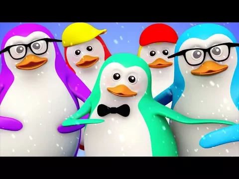 Download MP3 Five Little Penguins | Nursery Rhymes For Kindergarten Kids | Children Cartoon Collection By Kids Tv