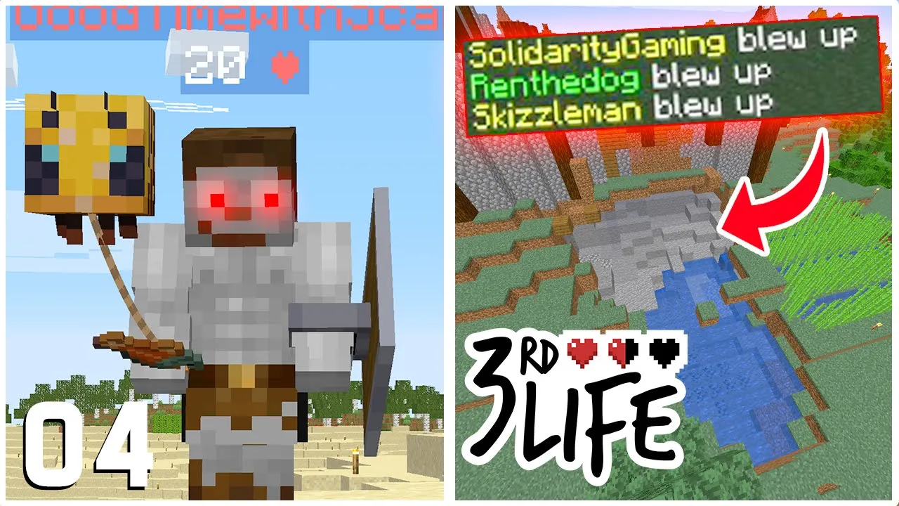 Watch "SO MANY DEATHS! - Minecraft 3rd Life SMP - Ep.4" on YouTube