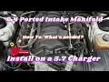 6 4 392 Intake Manifold on 5 7 Hemi 300 Complete Install tune on e85 best mod