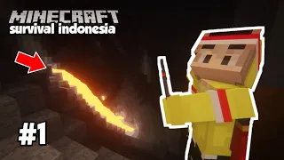 Minecraft Survival Indonesia #1 - Terjebak Di Mineshaft‼