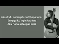 Download Lagu Rindu Setengah Mati - Dmasiv | Cover by Felix Irwan (Lirik)