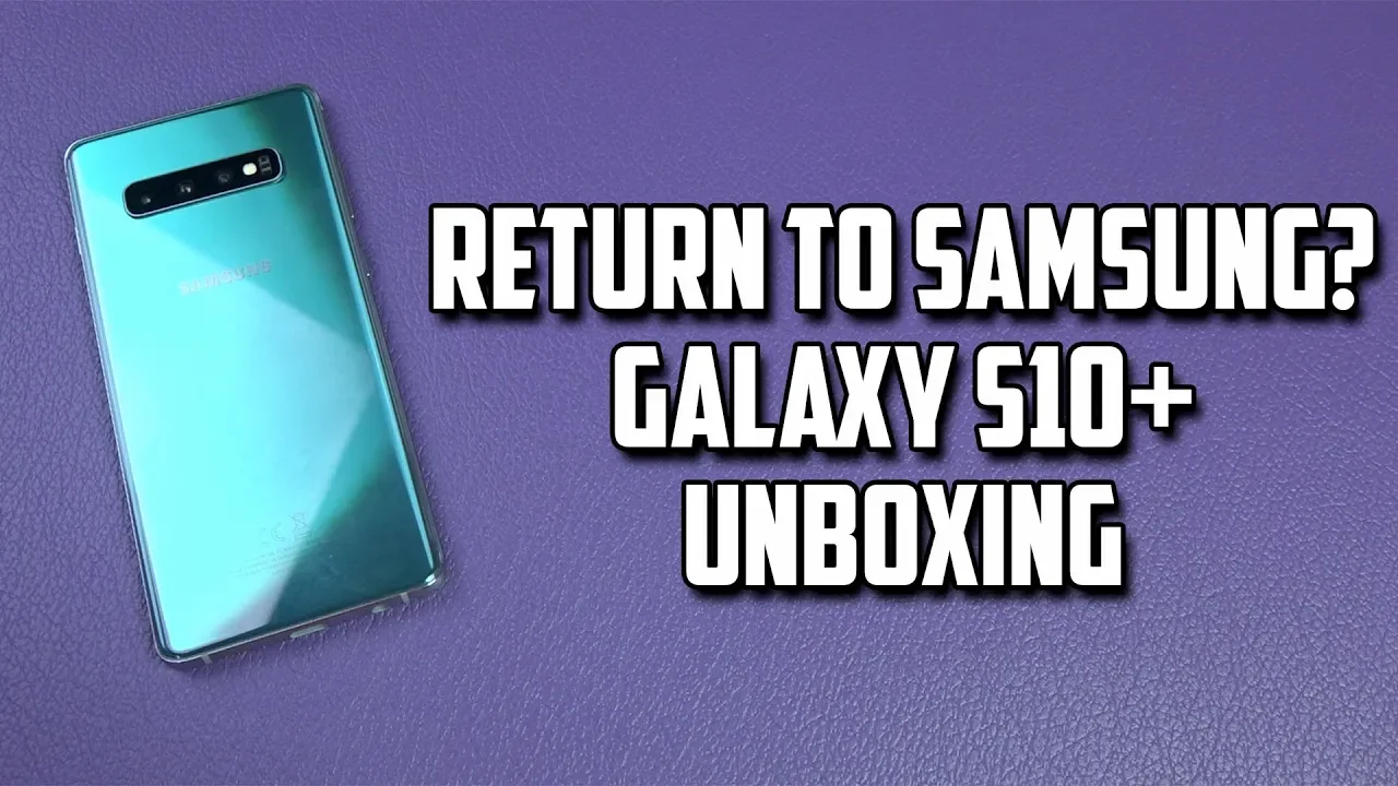 Prism Green Samsung Galaxy S10 Plus Unboxing