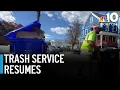 Republic Services trash pickup resumes after strike
