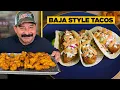 BAJA FISH SHRIMP TACOS - My FULL Cookbook Recipe for Tacos Ensenada Beer Batter Slaw Sauce