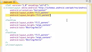 Android Developing Applications Tutorial 6 Introduction to Layouts in XML