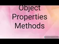 Object Properties and method In VBA