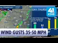 Active Weather Pattern Brings Wind and Storm Chances to Kansas City Area