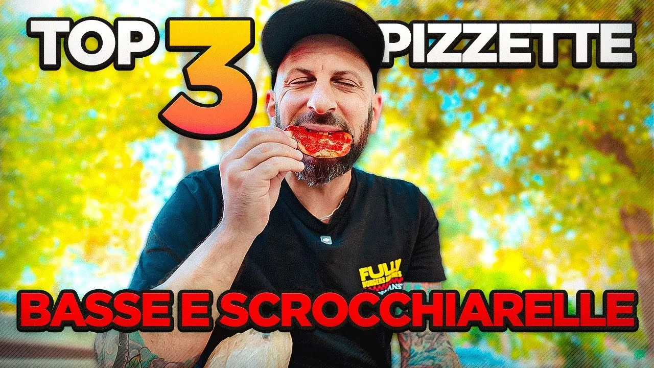 Top tre PIZZETTE basse e scrocchiarelle