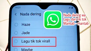 Download Cara ubah nada dering wa pakai lagu tik tok di hp Samsung MP3