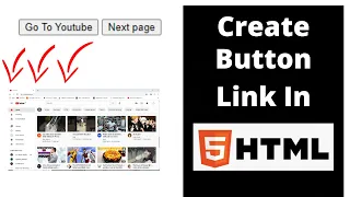 How To Make A Button Into A Link In Html Html Button With Link